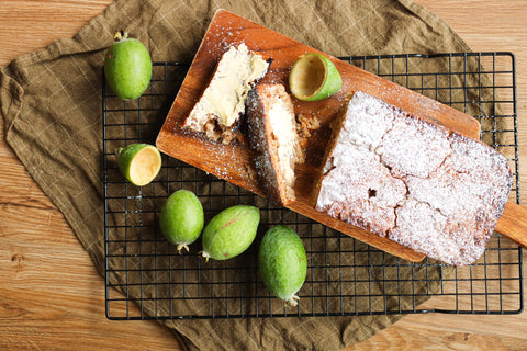 Vegan Feijoa & Ginger Loaf