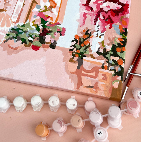 Route Des Fleur Paint-by-Numbers
