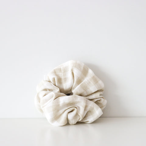 Linen Scrunchies