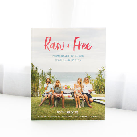 Cookbook - Raw & Free - Plant-based Living for Health & Happiness - over 100 delicious plant-based & gluten free recipes