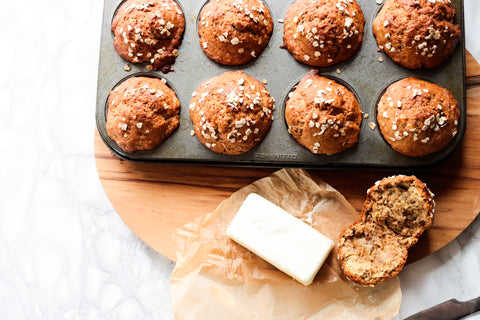 Our Favourite Low Waste Vegan Banana Muffins