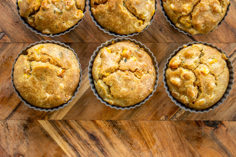 Savoury Corn & Rosemary Muffins