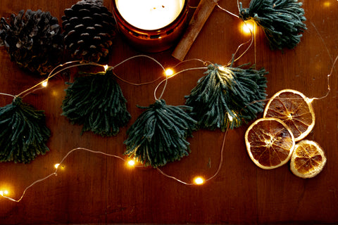 DIY Christmas Tree Garland