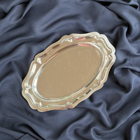 Astrid Oval Silver Tray