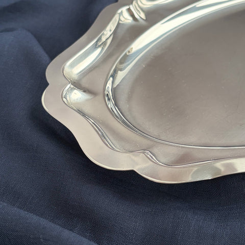 Astrid Oval Silver Tray