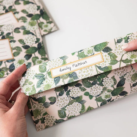 Hydrangea DL Envelopes