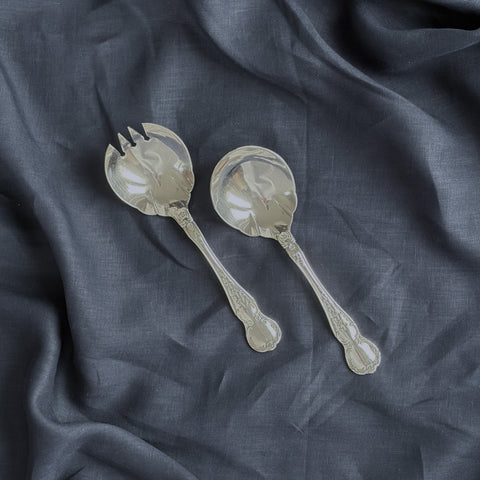 Eira Silver Salad Servers