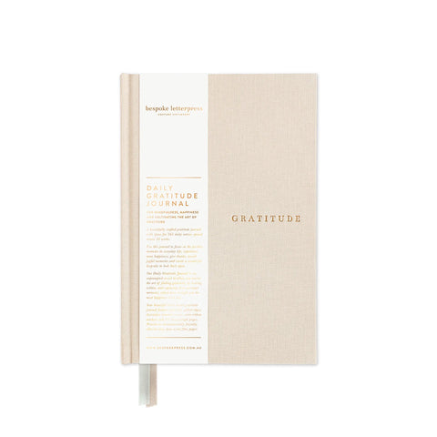 Linen Bound Gratitude Journal