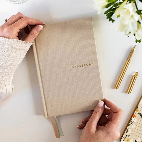 Linen Bound Gratitude Journal