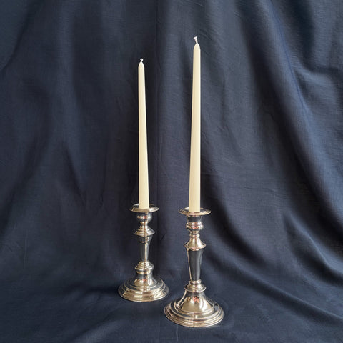 Ines Silver Candlestick Pair