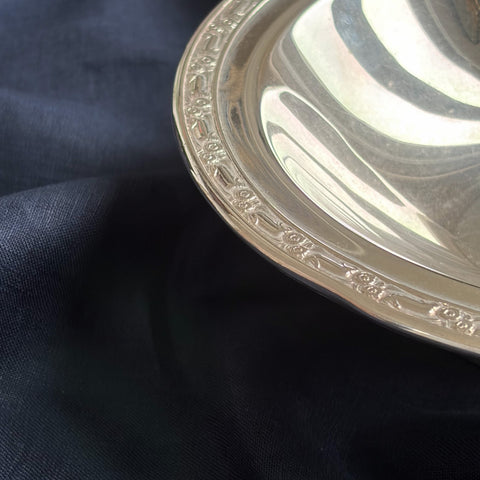 Nora Footed Silver Bowl