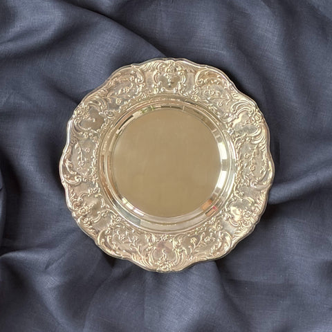 Odette Ornate Silver Dish