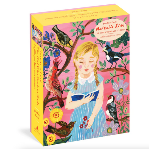 Nathalie Lété: The Girl Who Reads to Birds 500 piece jigsaw puzzle