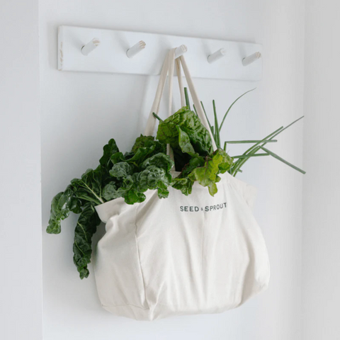 Heavy Duty Reusable Pocket Tote Shopping Bag