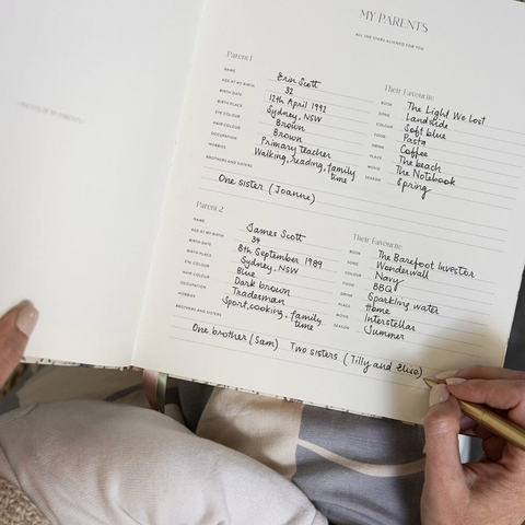 Heirloom Baby Memory Journal