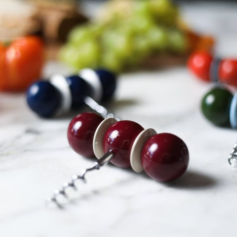 Cherry & Cappuccino Bobbon Corkscrew