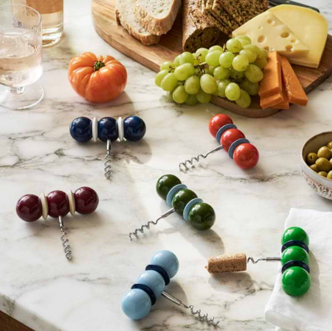 Cherry & Cappuccino Bobbon Corkscrew