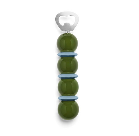 Khaki Green & Pale Denim Bobbon Bottle Opener