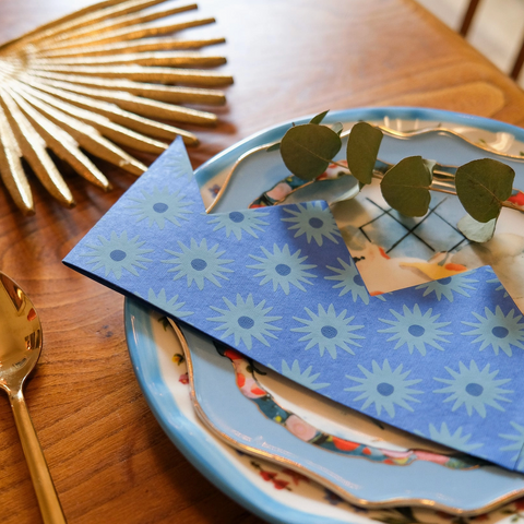 Blue Paper Crowns