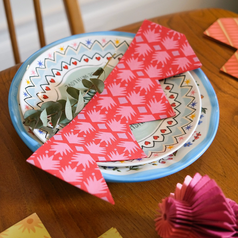 Pink Paper Crowns