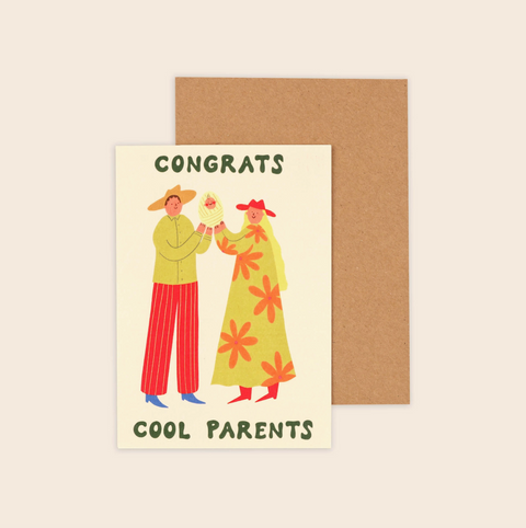 Cool Parents New Baby Card
