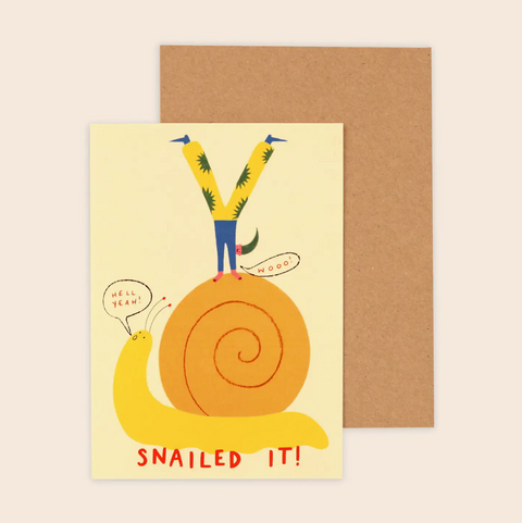 Snailed It! Achievement Card