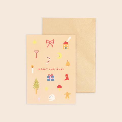Festive Trinkets Christmas Card