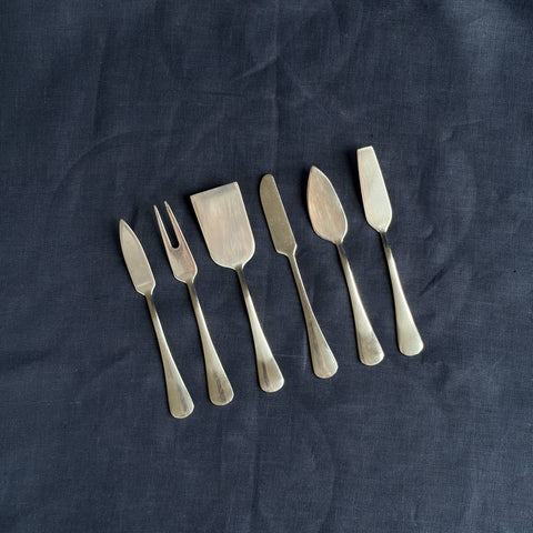Soren Silver Cheese Knife Set
