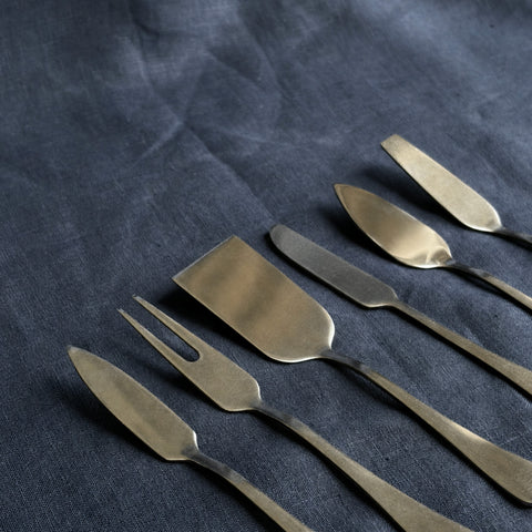 Soren Silver Cheese Knife Set