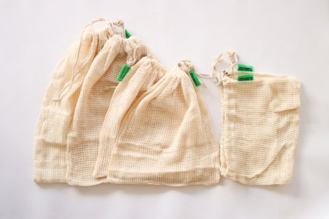 Reusable Cotton Produce Bag Set