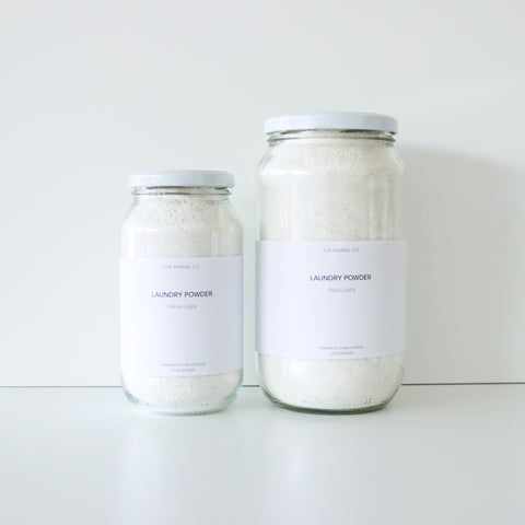 Plant and Mineral Based Laundry Powder - Fresh Linen Scent moo