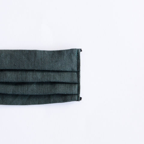 Double Layer Pleated Fabric Face Mask with Filter Pocket
