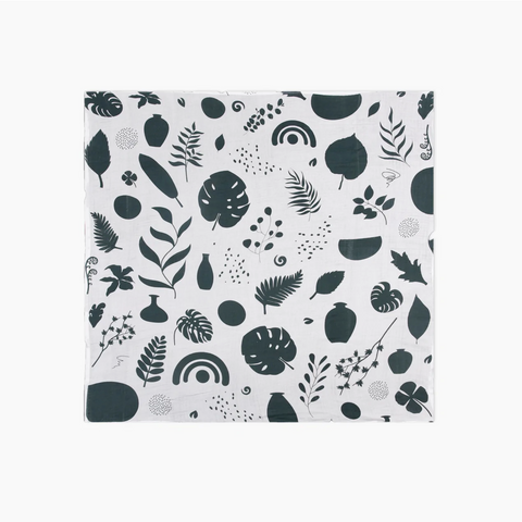 Organic Cotton Muslin Wrap - Into The Forest