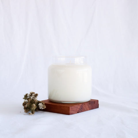 Soy Wax Candle in Apothecary Jar