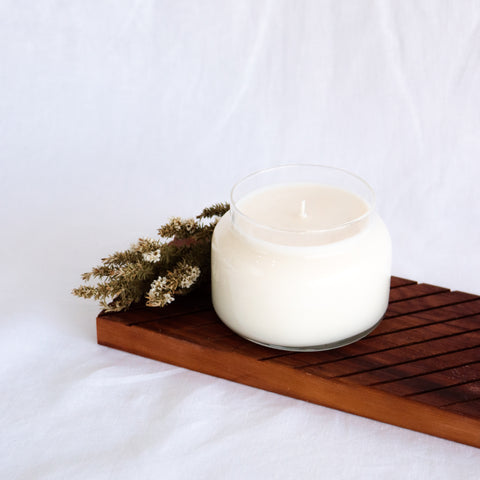 Soy Wax Candle in Apothecary Jar