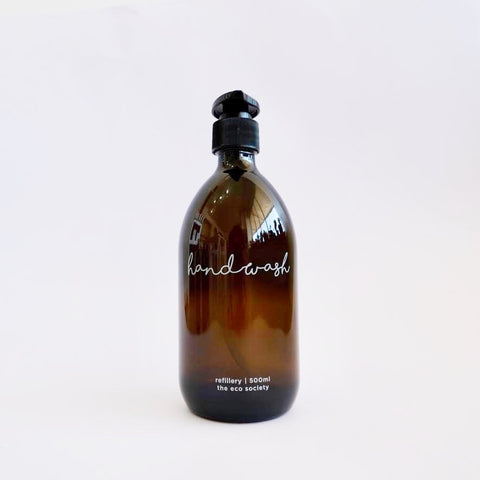 Amber Glass Labelled Bottles